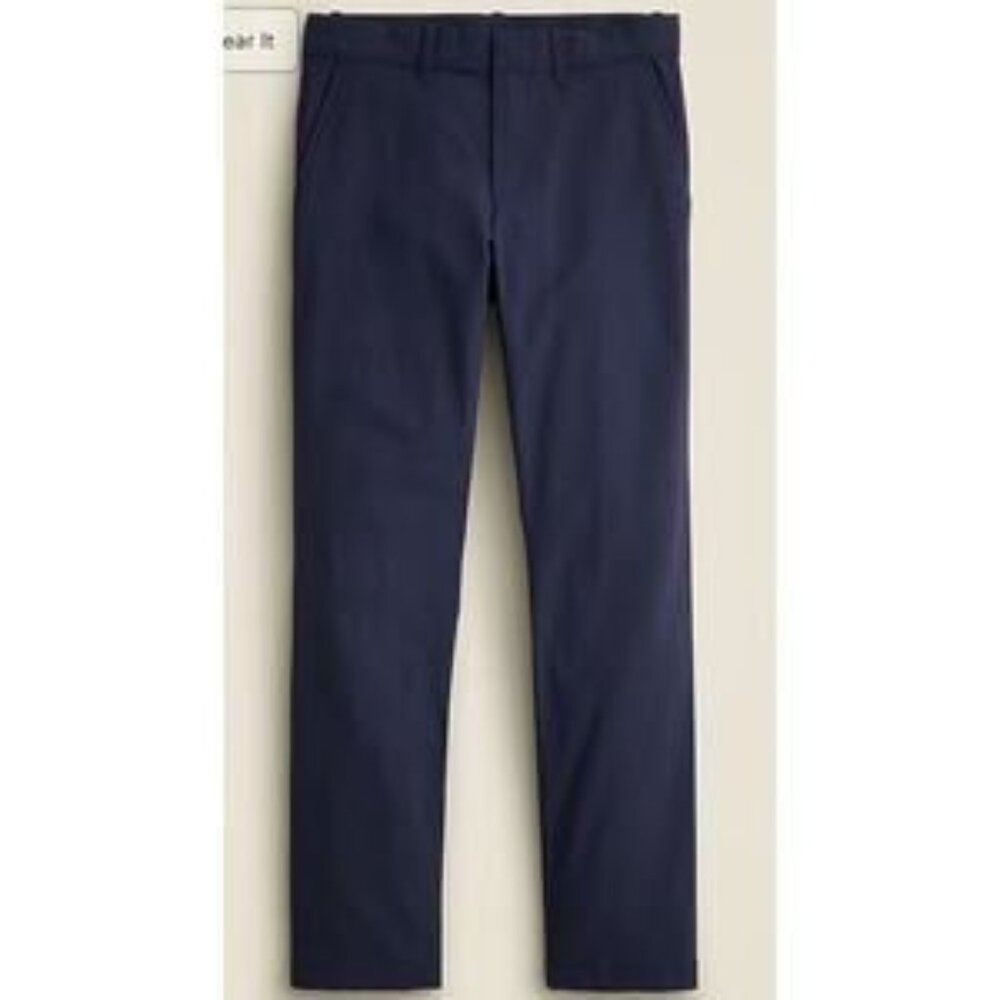 J. Crew Boys 770 straight-fit tech pant in Navy Size 16